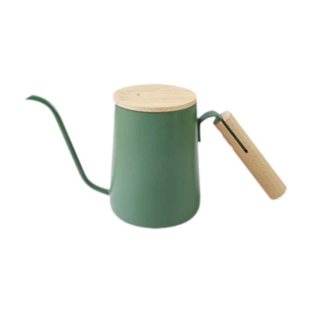 Cafetière Goulot d'oie Durable en Acier Inoxydable Poignée Thermoisolée Dripper pour Pour-over pour la Maison et le Bureau