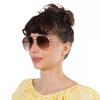 Jimmy Choo Ladies Gold Tone Sport Sunglasses Ollys 0ddb Ha Brown