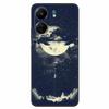 For Xiaomi Redmi 13C 4G Case Animals Painted Black Bumper Silicon TPU Coque for Redmi13C 4G 13 C Shockproof Covers Wolf Soft Bag