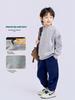 2025 Spring & Autumn Kids' Korean Fashion Sweatshirt: Boys' Long-Sleeve, Round Neck Pullover for Big Kids