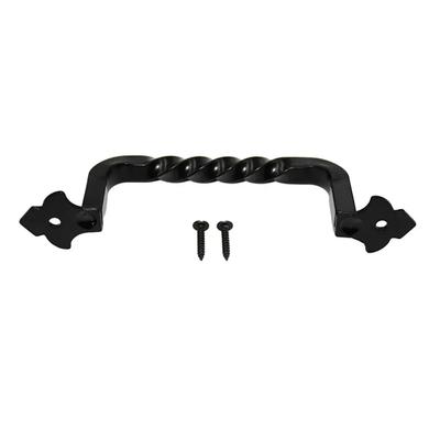 Vintage Handle Balcony Door Pull Wooden Doors Shed Cabinet Doors Handle Drawer Pull Retro Iron Furniture Handle Hardware