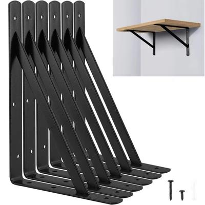 New L-type Floating Shelf Wall Mount Joint Angle Wall Shelf Shelving Iron Metal Heavy Duty Decorative Shelf Home Bookshelf