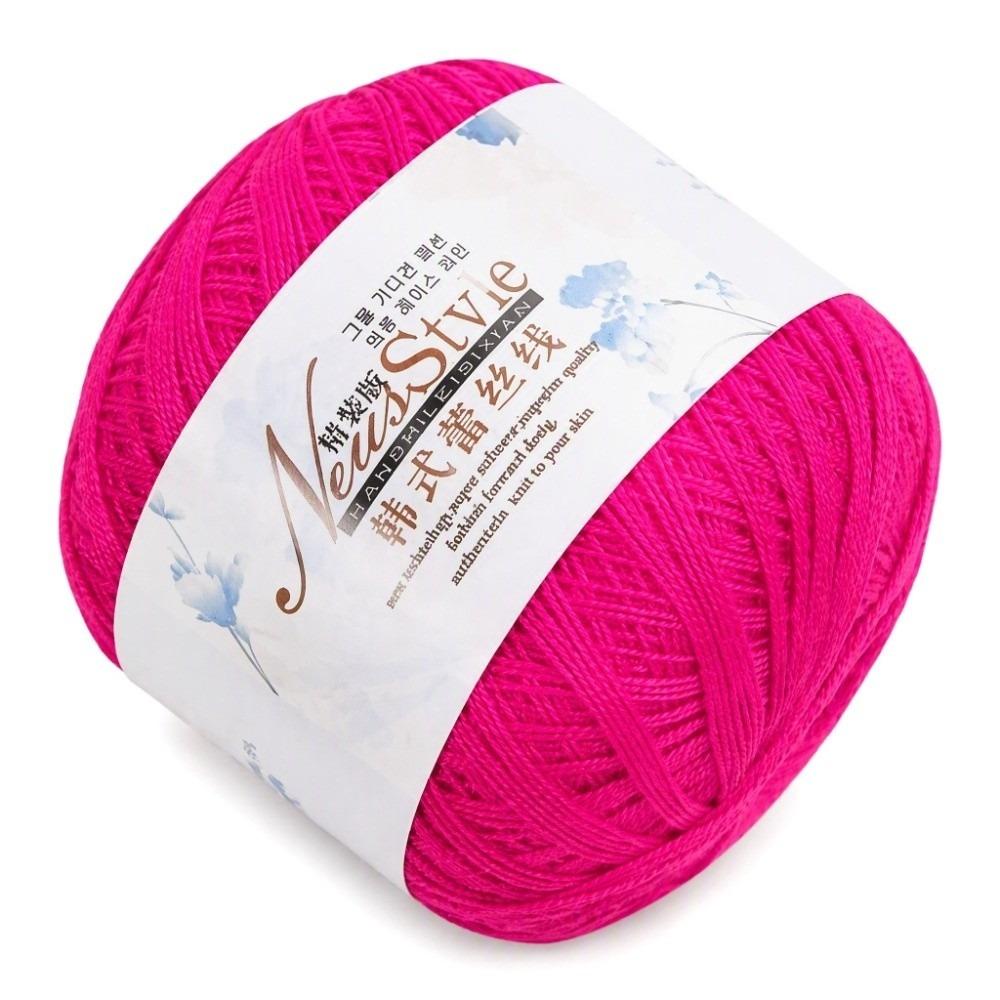 2pcs Size 10 Crochet Thread Thin Line Lace Thread Yarn Popular Cotton Thread For Knitting