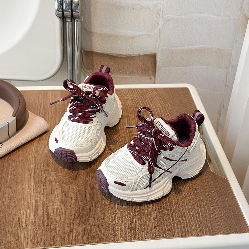 Scarpe alla moda per bambini in stile coreano - Primavera 2026: Scarpe da ginnastica leggere e comode per la corsa per ragazzi e ragazze.