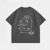 American High Street T-shirt Heavy Pure Cotton Men's and Women's Same Versatile Niche Summer Autumn and winter innerwear