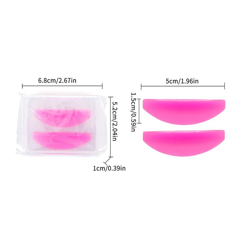 1 par de almohadillas de silicona para permanente de pestañas, varillas para pestañas, protector para levantamiento de pestañas 3D, accesorios para rizador de pestañas, herramienta de maquillaje aplicador