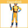Comfortable Cotton Wolverine Costume Full Bodysuit For Halloween And Children's Day Celebrations