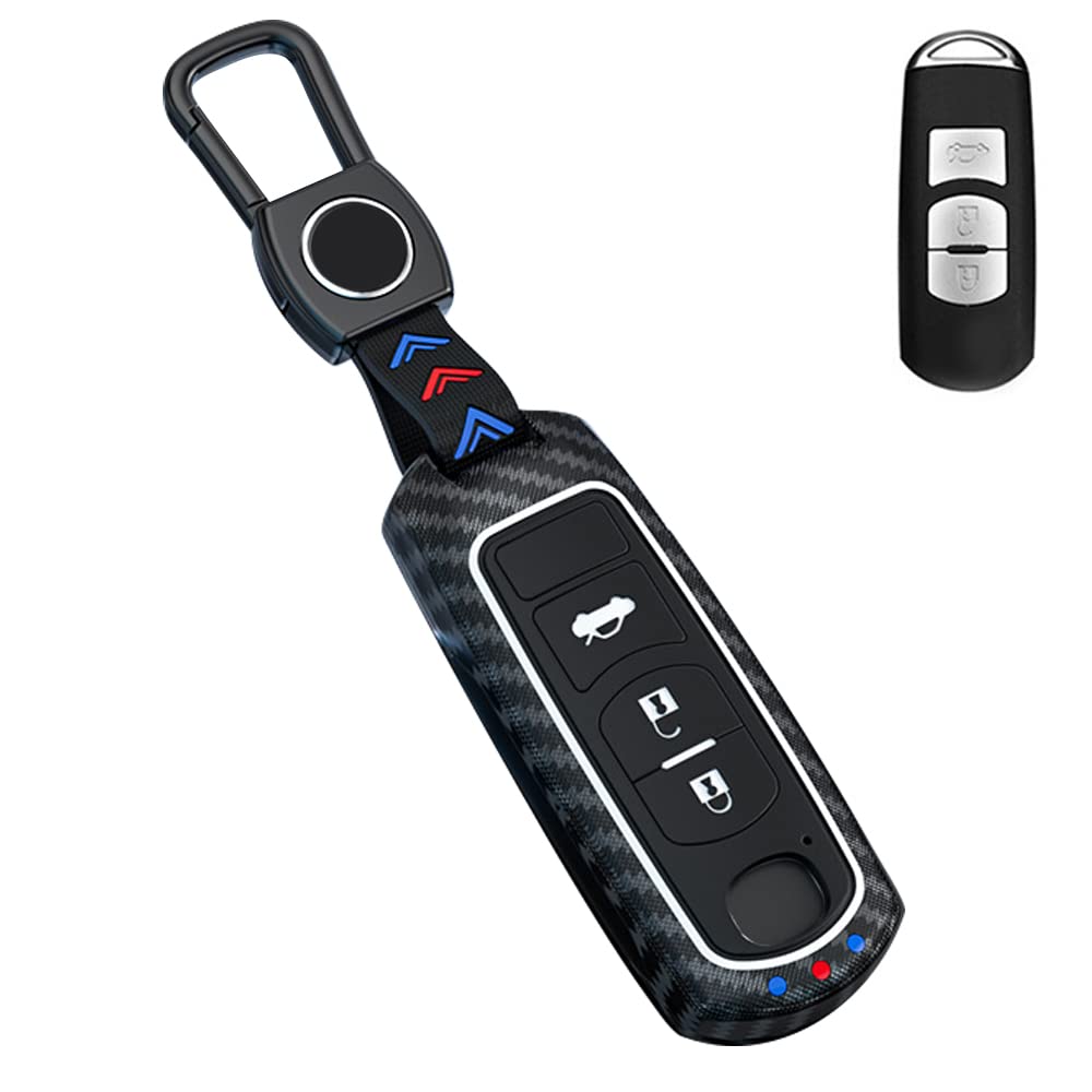 [LETINGFAR] Compatible/Replacement Key Case for Mazda Smart Key Case Key