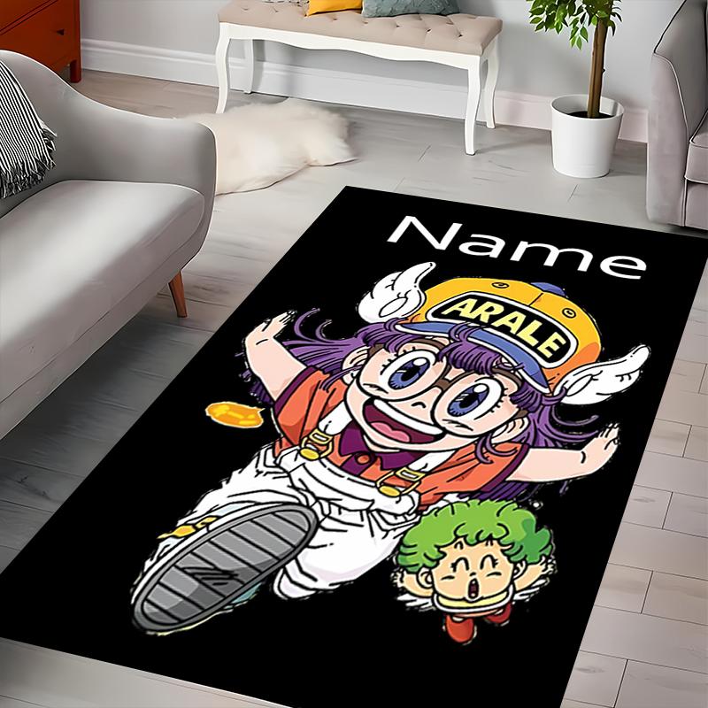 Custom personalization Arale Norimaki Area Rug - Perfect For Kitchen, Bathroom,Laundry Room Decor Large Size Available,Gift All Seasons