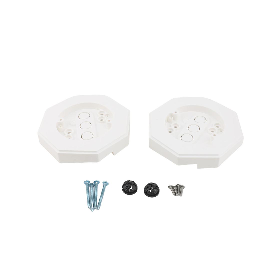 Siding Mounting Block ABS Paintable Vertical Siding Lamps Mounting Plate with Built in Electric Box for 1/2 Inch Lap