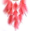 Feder-Traumfänger Bastelanhänger mit Flamingo-Charm für Heimdekorationen und Hochzeitsfeier-Wandbehang-Ornament