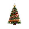 Kerst 2D Vlak Acryl Hangend Ornament voor Feestelijke Decoratie