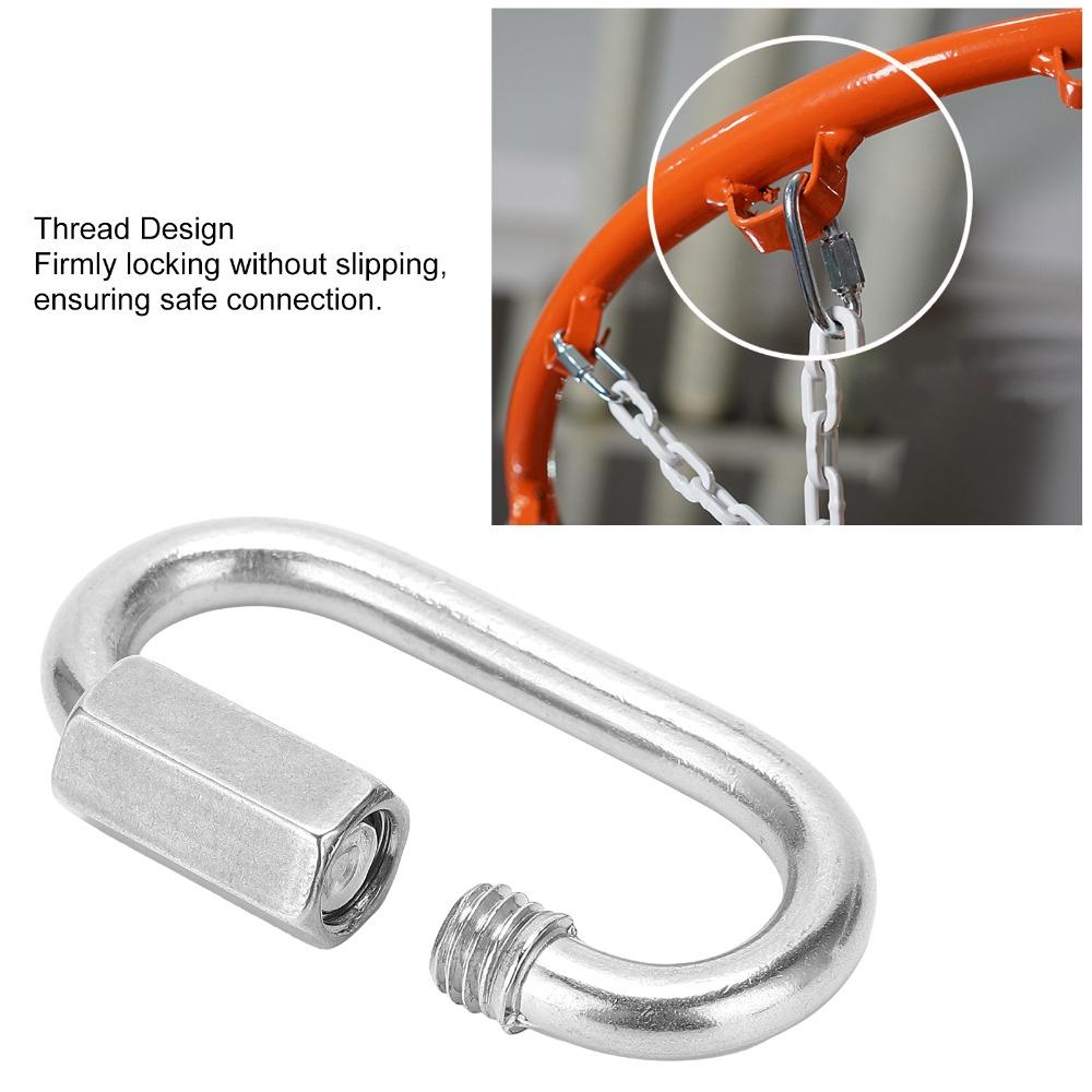 10pcs Locking Threaded Quick Link Connector M5 Thread Size Locking Chain Connector  DIY Projects