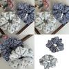 Scrunchies Embroidered Hair Accessories Soft Fabric Elastic Hair Bands Ponytail Holder Suitable For Various Hairstyles