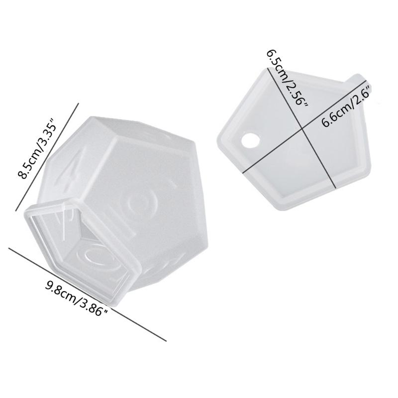 Dice Mould for Candle Making,Candle Mold Silicone for DIY Aromatherapy Candle,Epoxy Resin,Casting,Wax,Soaps,DIY Craft