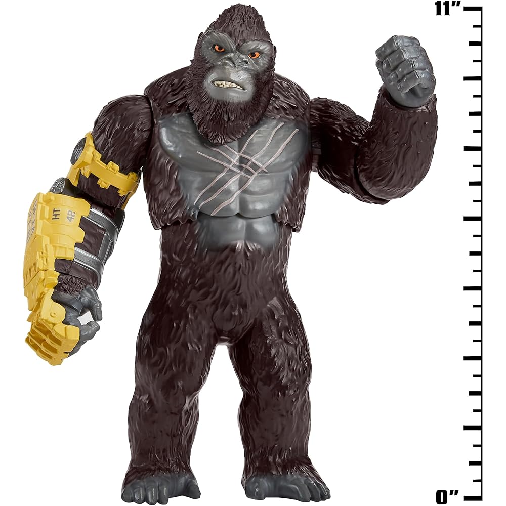 MonsterVerse Godzilla x Kong 11 Inch Giant Kong Roll N Battle Punch Action Figure