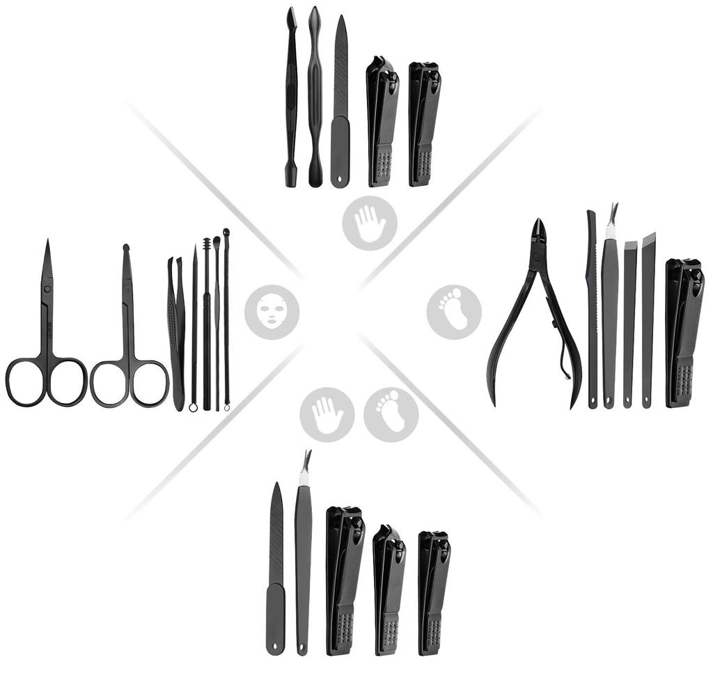 Nagelknipser-Set aus Edelstahl für den Haushalt, großer Nagelknipser, Maniküre-Komplettset, tragbarer Business-Nagelknipser für Herren