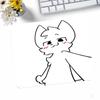Boykisser Gatto Buffo Tappetino Mouse Mousepad Divertente Mouse Pad Bordo Bloccato Piccolo Per Giocatori Tappetino Scrivania Computer Rettangolare Gomma Antiscivolo