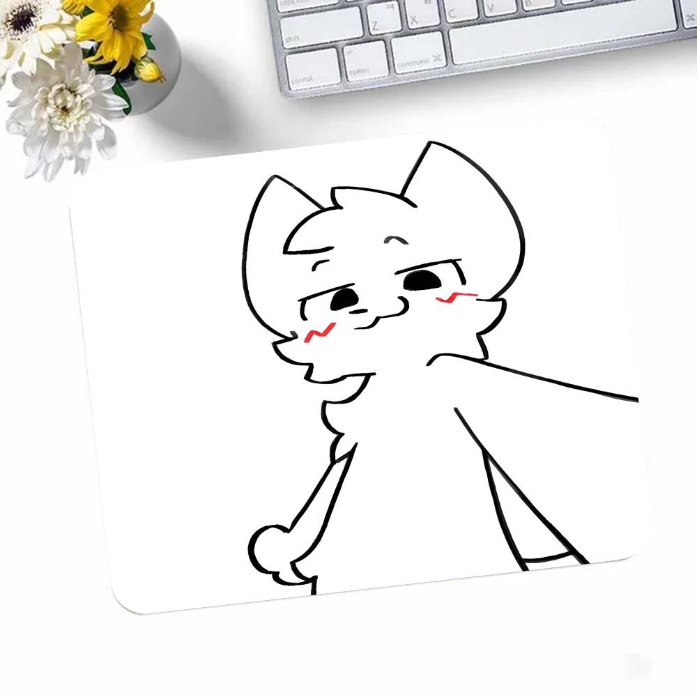 Boykisser Gatto Buffo Tappetino Mouse Mousepad Divertente Mouse Pad Bordo Bloccato Piccolo Per Giocatori Tappetino Scrivania Computer Rettangolare Gomma Antiscivolo