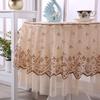 European-style Lace Round Table Cloth Household All-inclusive Round Coffee Table Cover Towel Cover Cloth Round Table Cloth Table Cover