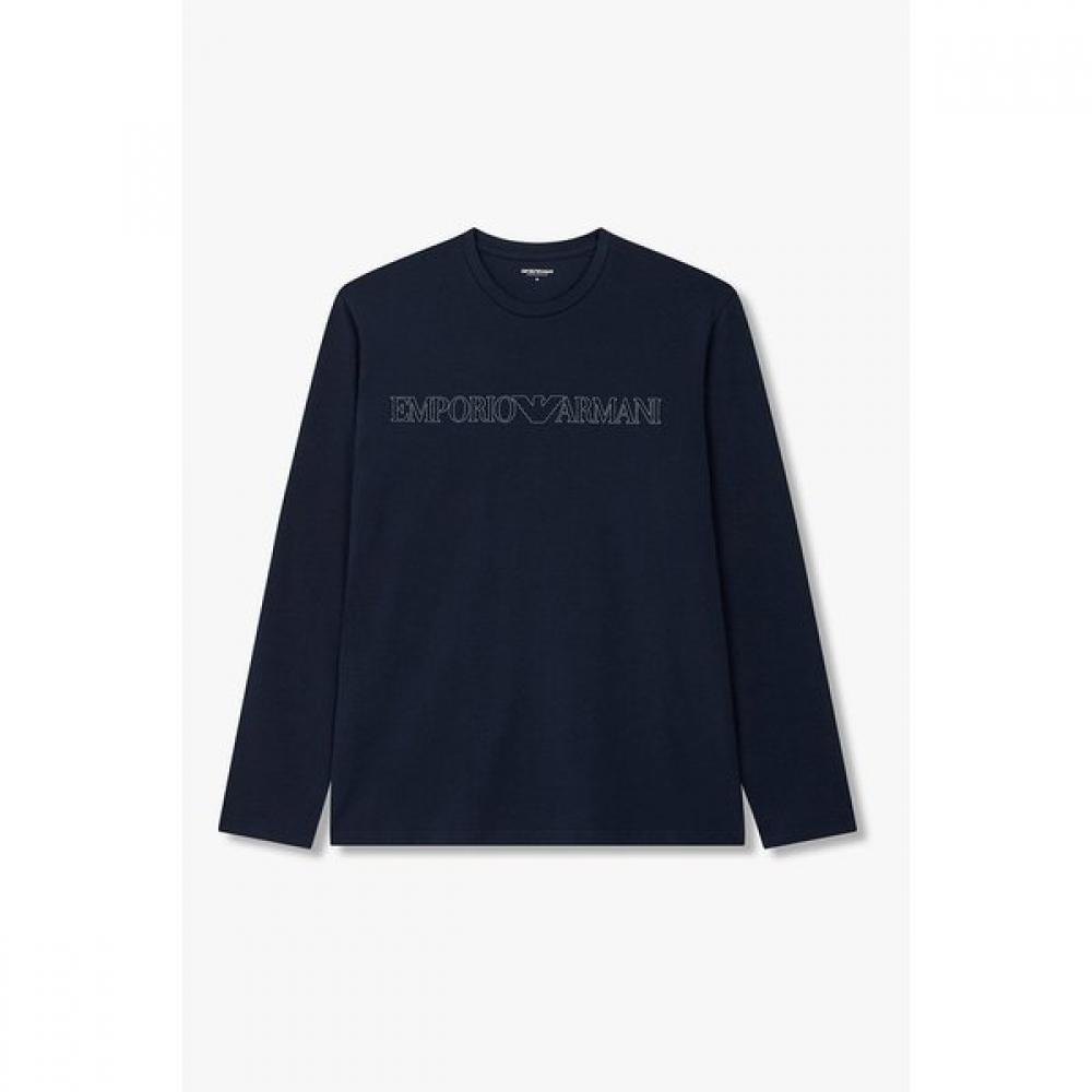 

Emporio Armani Men S Lounge T ShirT ouTline Logo 0815336003 M(100)