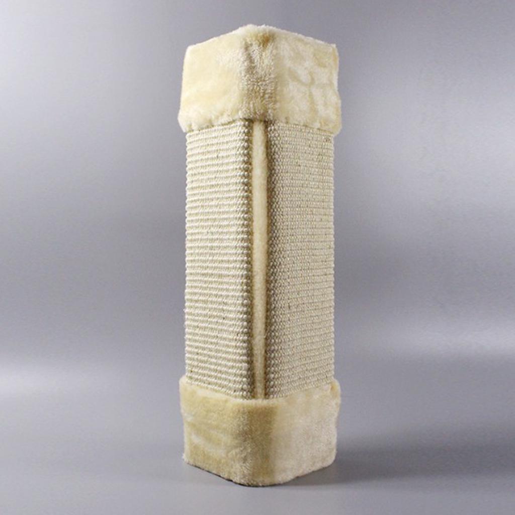 

Накладной угол из джутовой веревки для кошек бежевый