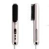 PTC Fast Heating Ionic Anti-Frizz Auto Shut Off Portable Travel OEM Factory Cold Air Hair Straightening Brush Hair Comb