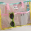 Handbag Clothes Storage Bag Fresh Color Hanging Shower Organizer Simple Mesh Toiletry Bag  Wash Bag