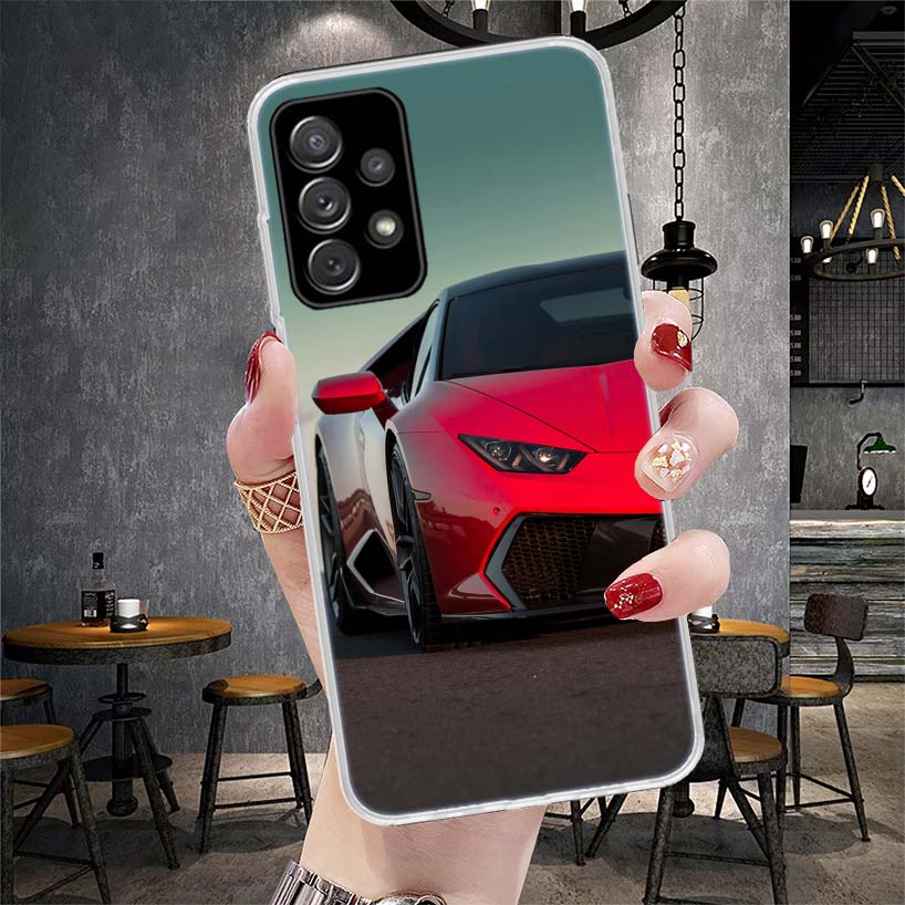 Sports Cars Male Men Soft Phone Case For Samsung Galaxy A13 A14 A15 A16 A17 A53 A54 A55 A56 A57 A33 A34 A35 A36 A37 A23 A24 A25