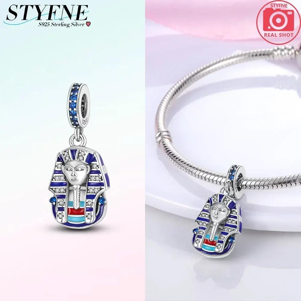 Charmscopperdesert Series Pyramid Mummy Bead For Women Diy Bracelet Necklace Original Charms For Jewelry Making