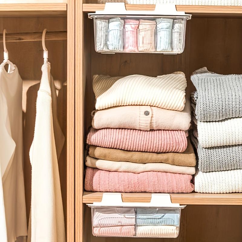 15 Grids Wall-Mounted Storage Organizer for Underwear, Socks & Accessories - with Clear Compartments for Easy Organization, Clothes Organizer Storage
