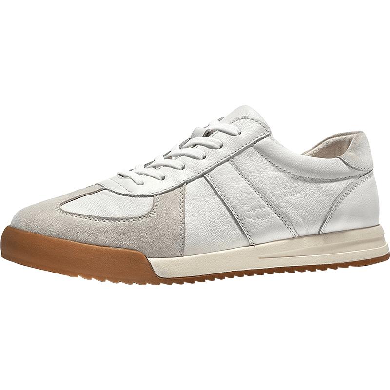 HAUT TON Men s Leather German Trainer Casual Shoes 42
