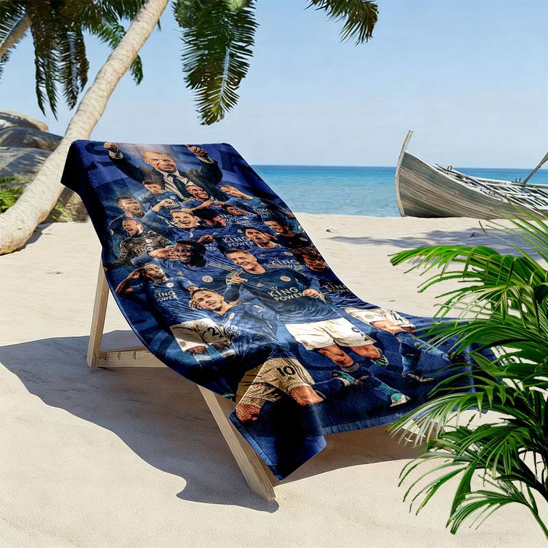 MCFC poster Print Beach Towel, Large Soft Quick Dry Towel for Beach Camping Swimming