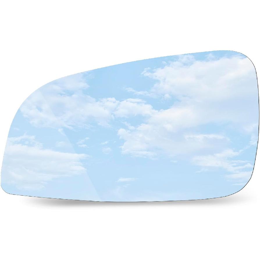 

TOEMIRR Mirror Glass Passenger Right Side fit for 2008 2009 2010 2011 2012 Chevy Malibu LS, LT 2007 2008 2009 Saturn Aura with Adhesive Convex No Driver Side Mirror glass