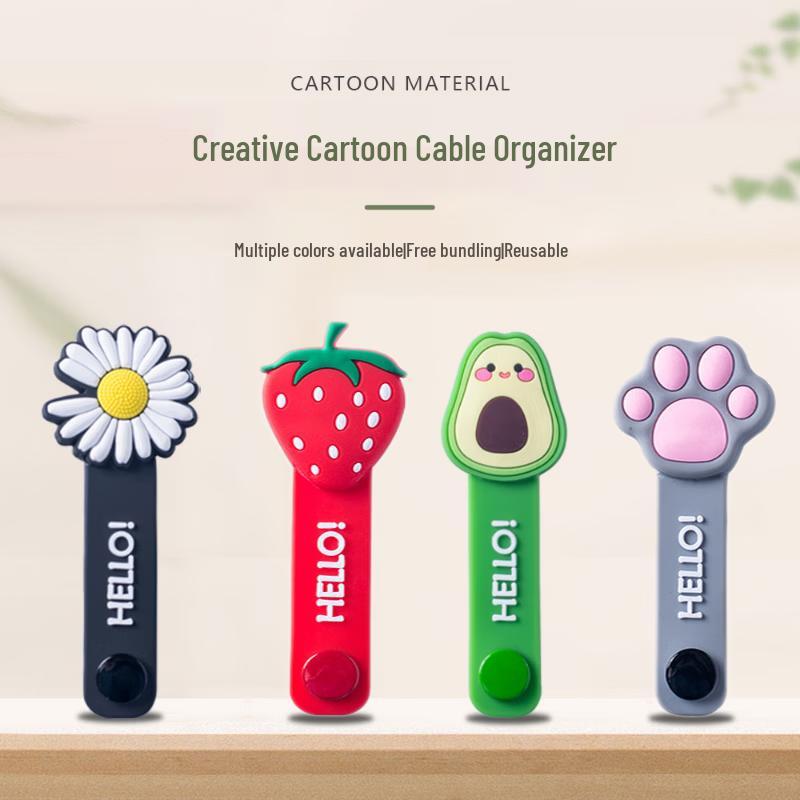 Jani Bear Cartoon Cable Organizer