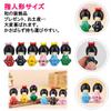 NOELAMOUR Kokeshi Japanese Kimono Small Gifts for Decorations of 6 in 6 Dolls, Dolls, Figurines, Ornaments, Foreigners, Souvenirs, (Set Colors)