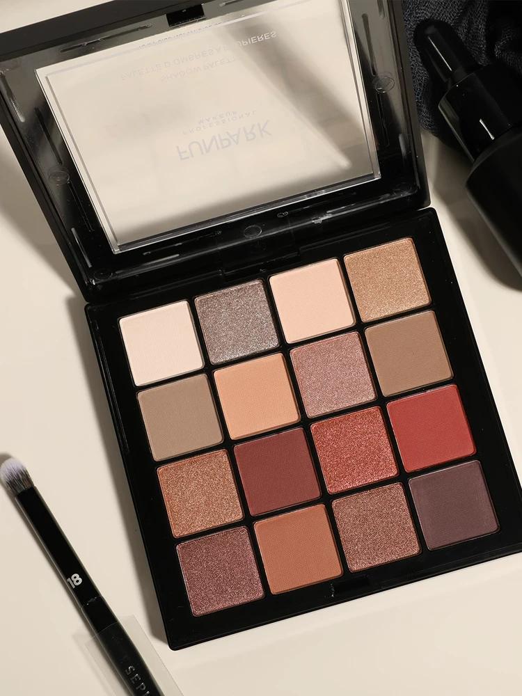 Another Amazing Service! Fall and Winter Eye Shadow Plate 2025 New Arrival Earth Color Daily Light Makeup Atmosphere Makeup Authentic
