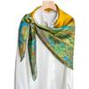 New Women's Silk Scarf – Thousand Miles of Rivers and Mountains Painting, Chinese Style Shawl, Perfect Gift for Mother's Day.