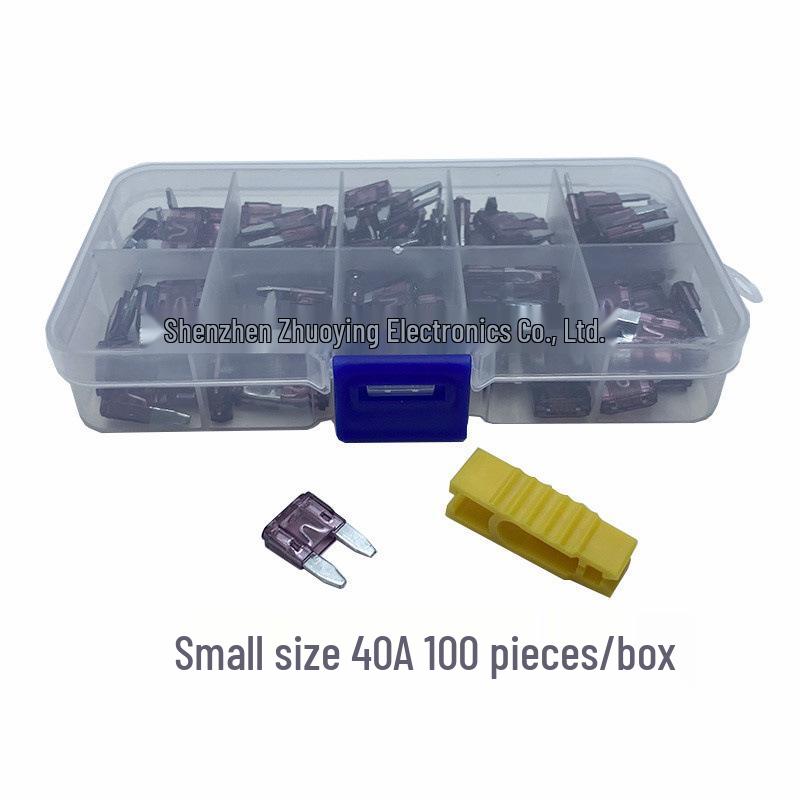 Car Fuse Box Set: Blade Fuses In Small, Medium, & Large (1A, 3A, 10A, 15A)