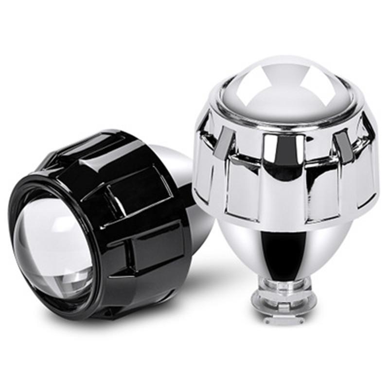 2.5" WST HID Bi-Xenon Projector Lens Headlight Kit for Cars & Motorcycles - High Brightness, Non-Destructive Refit.