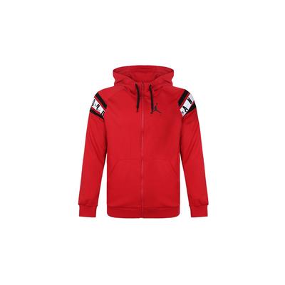Casual Sports Long Sleeve Hooded Jacket Men Outerwear Red AR2249-687