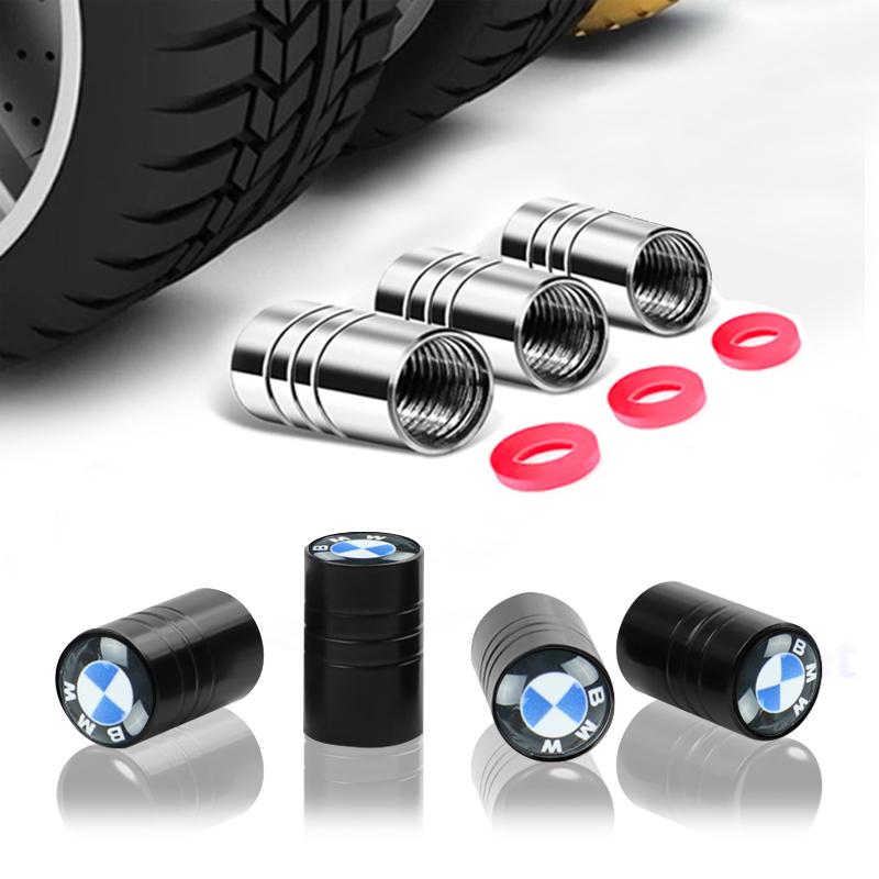 4 Stück Metall-Aluminiumlegierung Ventilkappe für Auto-Reifenventile für BMW M Power Mini X3 X5 X6 E90 E70 F30 Autozubehör