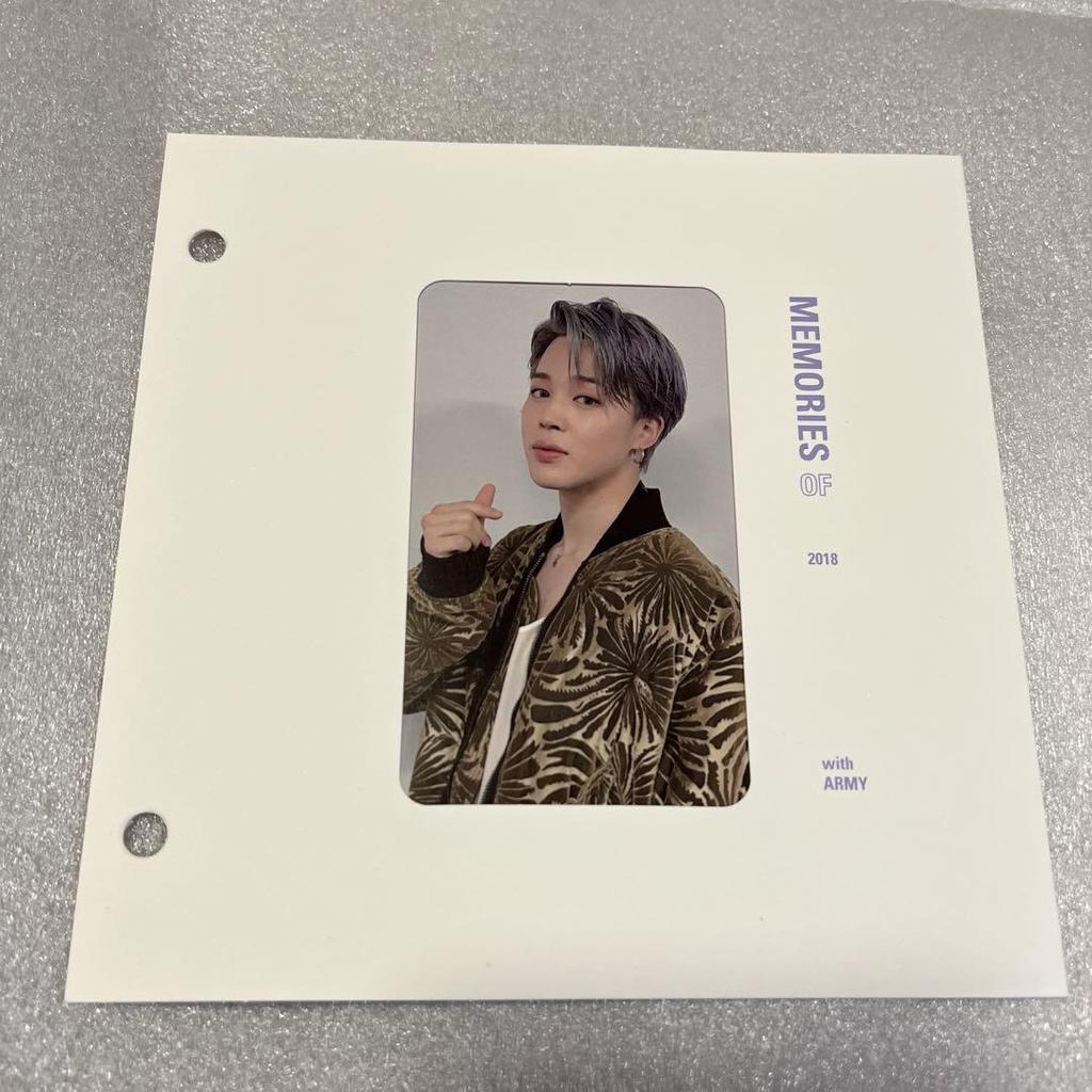 [USED] BTS Memories 2018 Blu-ray Jimin Trading Card JIMIN