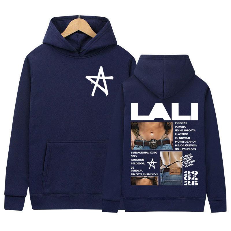 Singer Lali Esposito 2025 Album Merch Hoody Men Women Harajuku Vintage Sweatshirt Fashion High Quality Fleece Hoodies Streetwear