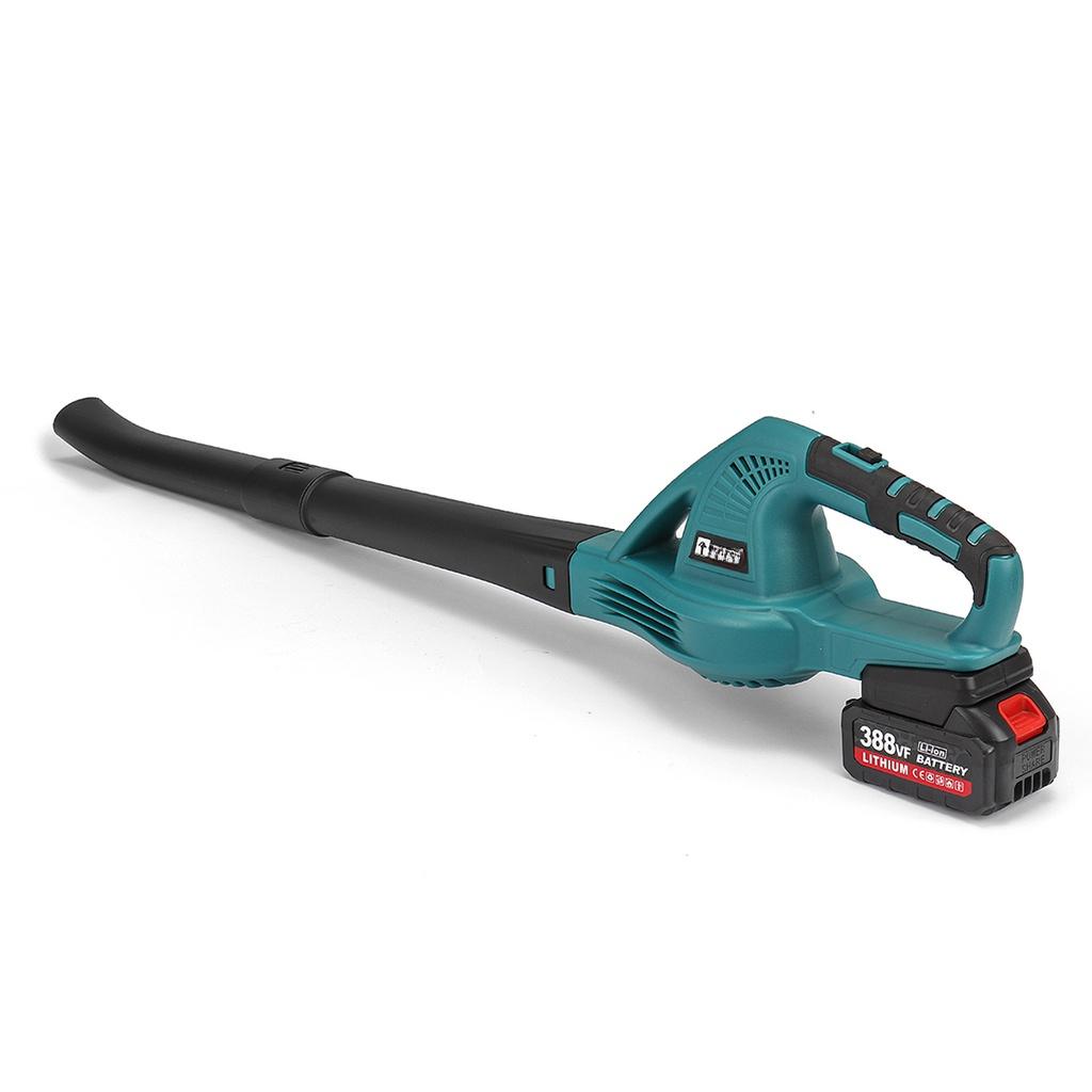 Souffleur d'air électrique sans fil 12500 tr/min 3500 W Souffleur de feuilles portatif Aspirateur Balayeuse Outils de jardin pour batterie Li-ion 388VF