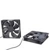 12cm USB Powered Double Cooling Fan 5V for Electronics and Pet Houses with Oil Bearing 1400RPM