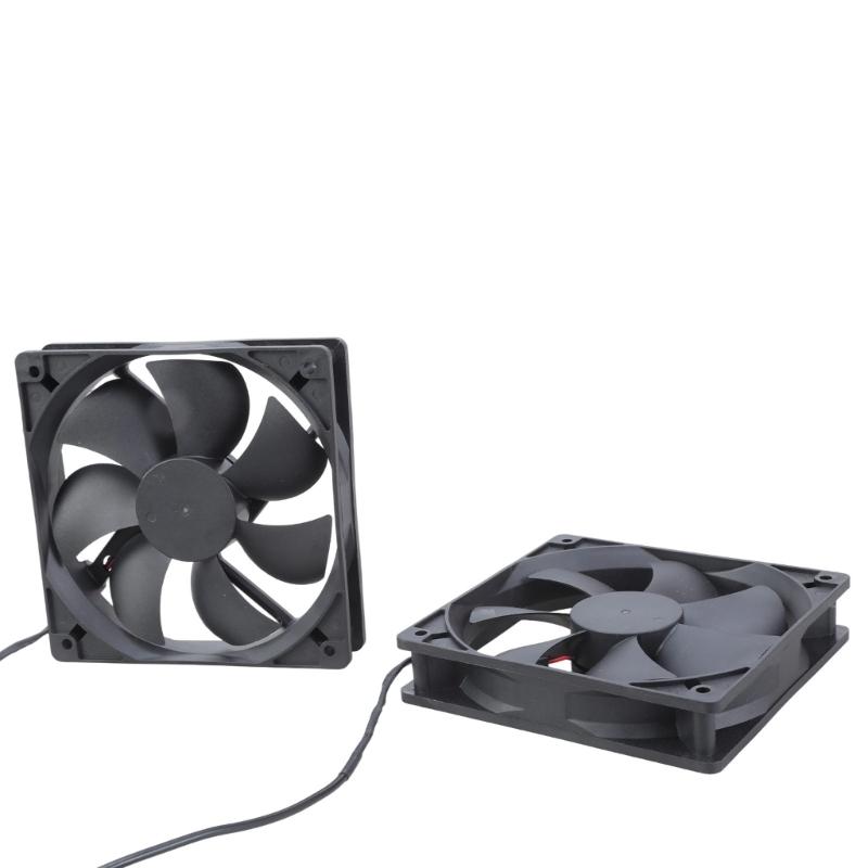 12cm USB Powered Double Cooling Fan 5V for Electronics and Pet Houses with Oil Bearing 1400RPM