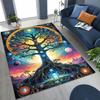 Nordic Dream Tree of Life Symbol Totem Yggdrasil Rug for Bedroom Living Room Sofa Home Doormat Decor,kid Non-slip Floor Mat Gift