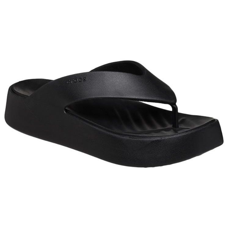 Crocs Fashionable Comfortable EVA Flip Flops Women Footwear Black 209410-001