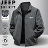 JEEP SPIRIT Herren Wasserdichte Jacke mit Stehkragen